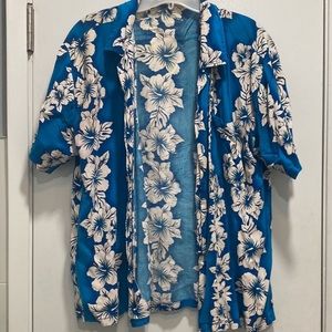 Light blue Hawaiian shirt